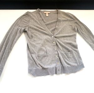 Banna Republic grey cardigan
